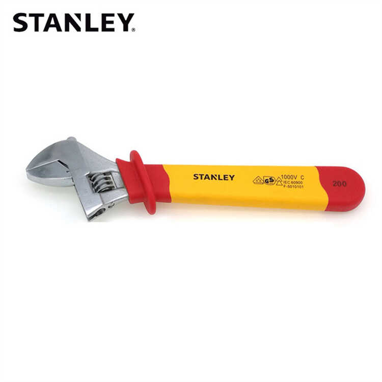 史丹利(STANLEY)高压绝缘活动扳手VDE1000V耐压活络扳手活开口