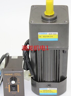 160W齿轮调速电机/减速电机6IK160RGU/6GU-120K-600K带调速器一套