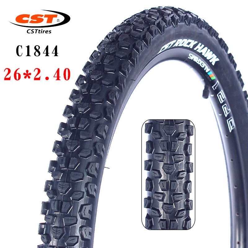 CST正新自行车轮胎27.5*2.25大齿外胎26H*2.4 山地车越野轮胎C184