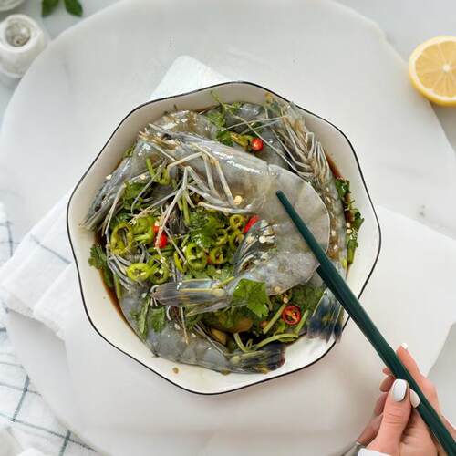 【船小宇】生呛黑虎虾 生腌黑虎虾 即食海鲜 大黑虎虾  新鲜制作