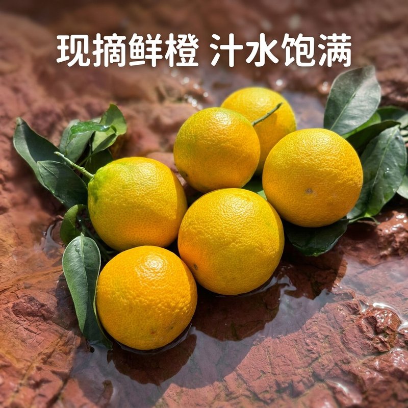 现摘云南爱媛果冻橙高原橙子皮薄多汁酸甜红美人新鲜当季
