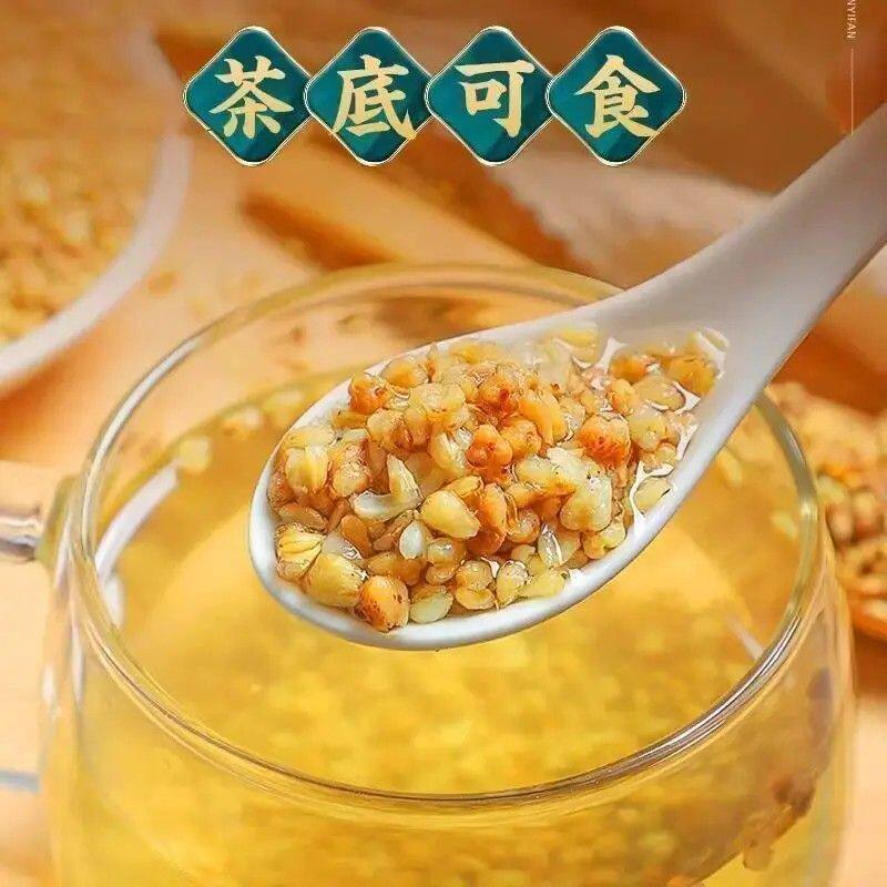 黄苦荞熟苦荞麦四川大凉山浓香可干吃麦香味罐装原籽可干吃可泡水