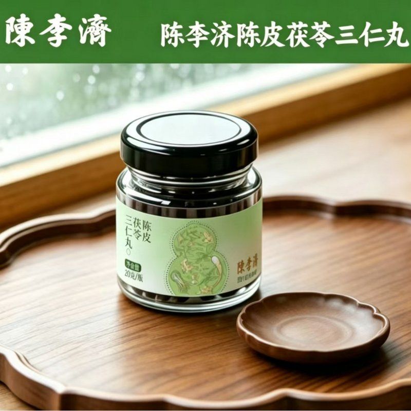 陈李济陈皮茯苓三仁丸膳食保健营养补充食品20g/盒