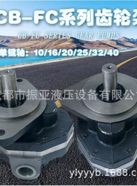 CB-FC25液压齿轮油泵吊车铲车装载机举升行走润滑高压油泵CBFC25L