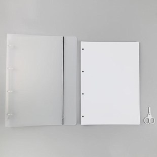 a6a5a4手帐手账贴纸素材活页离型纸本收纳册胶带图鉴本加厚新款