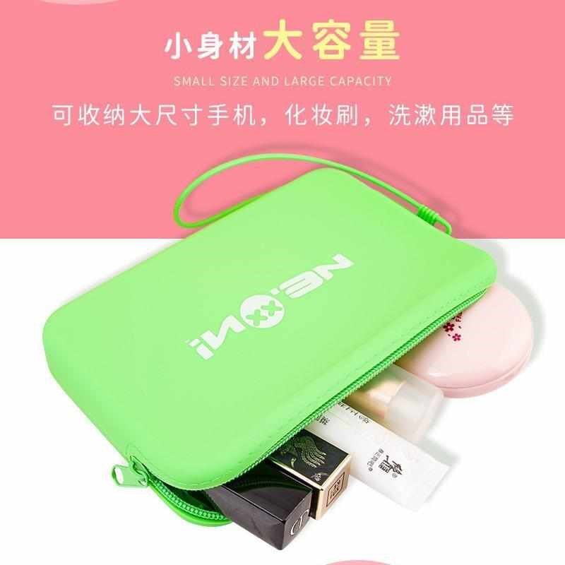 收纳长方形包糖果简约链硅胶包文具硅胶色拉收纳零钱包大容量定制