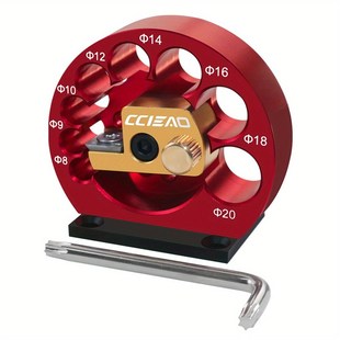 木工DIY 车圆木棒木榫长方条变圆木条 定制款 8孔电钻车圆器可调式