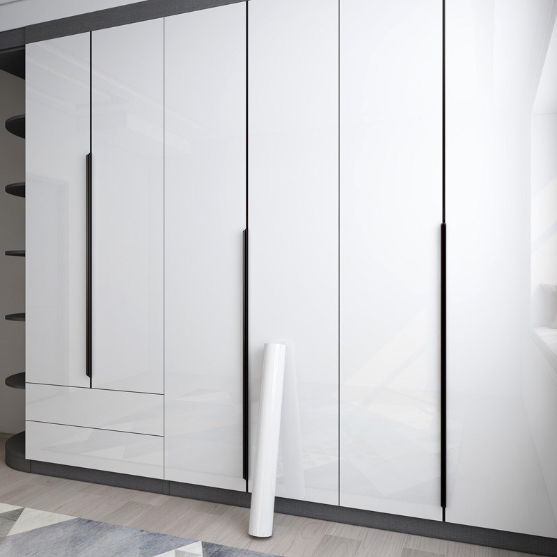 衣柜门贴纸旧家具橱柜自粘翻改色防水防潮贴膜桌面墙纸柜体加新款