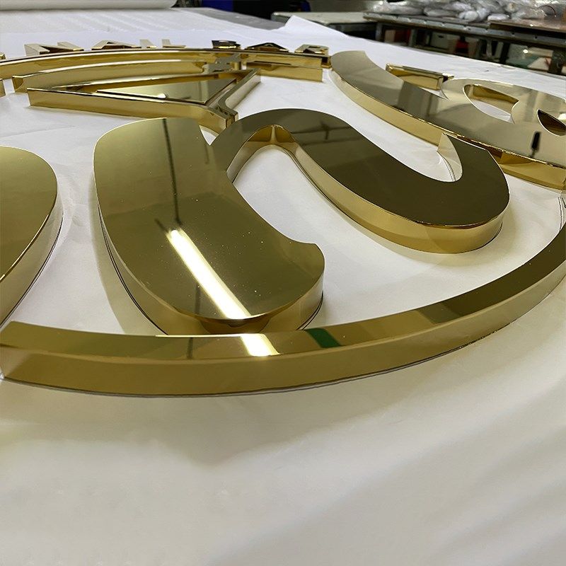 精品不锈钢字 招牌牌匾定制 金属字logo定制广告牌