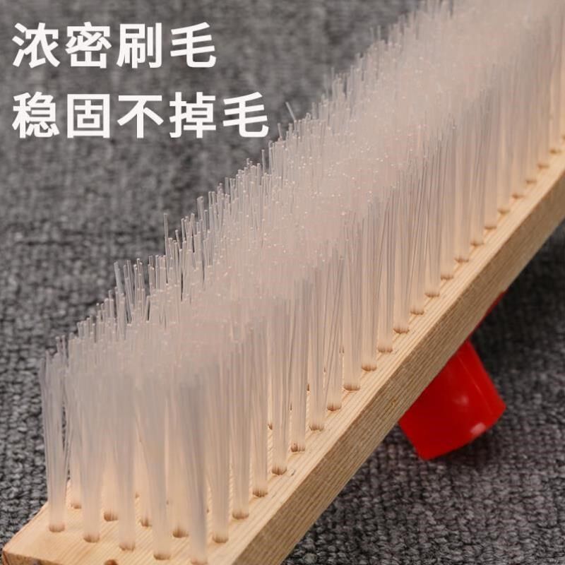 木柄尼龙地板刷大号洗地刷硬毛地板刷厨房浴室刷卫生间瓷砖长柄刷