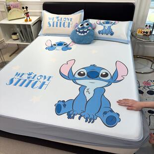 床笠款冰丝凉席夏天2025新款可机洗婴儿可用夏季空调软凉席三件套