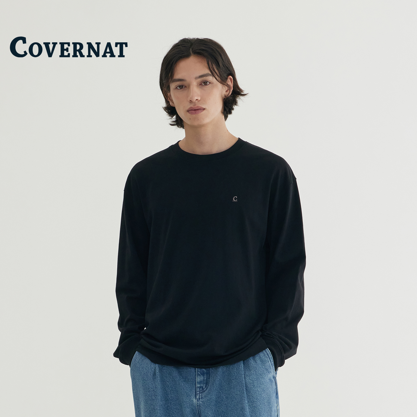 covernat韩国潮牌纯棉卫衣男款