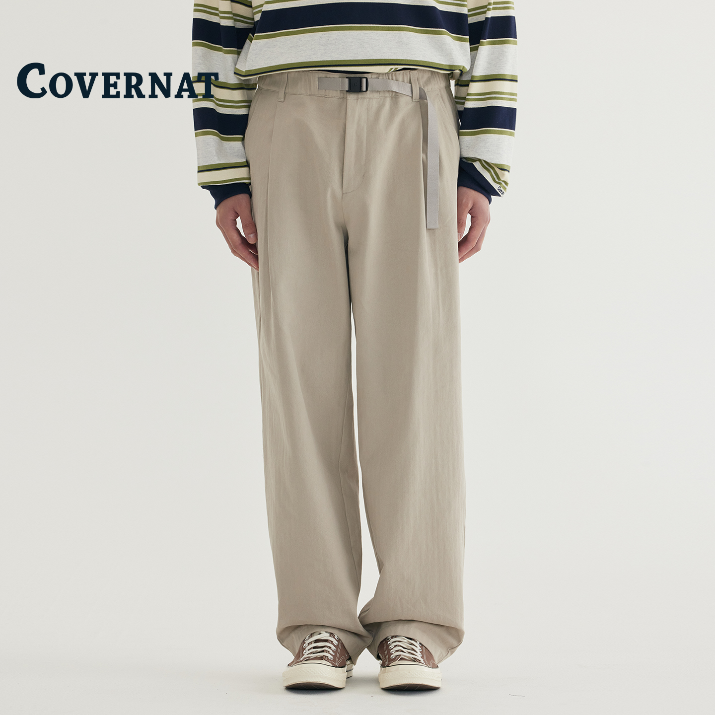 COVERNAT韩系男款纯棉新款休闲裤