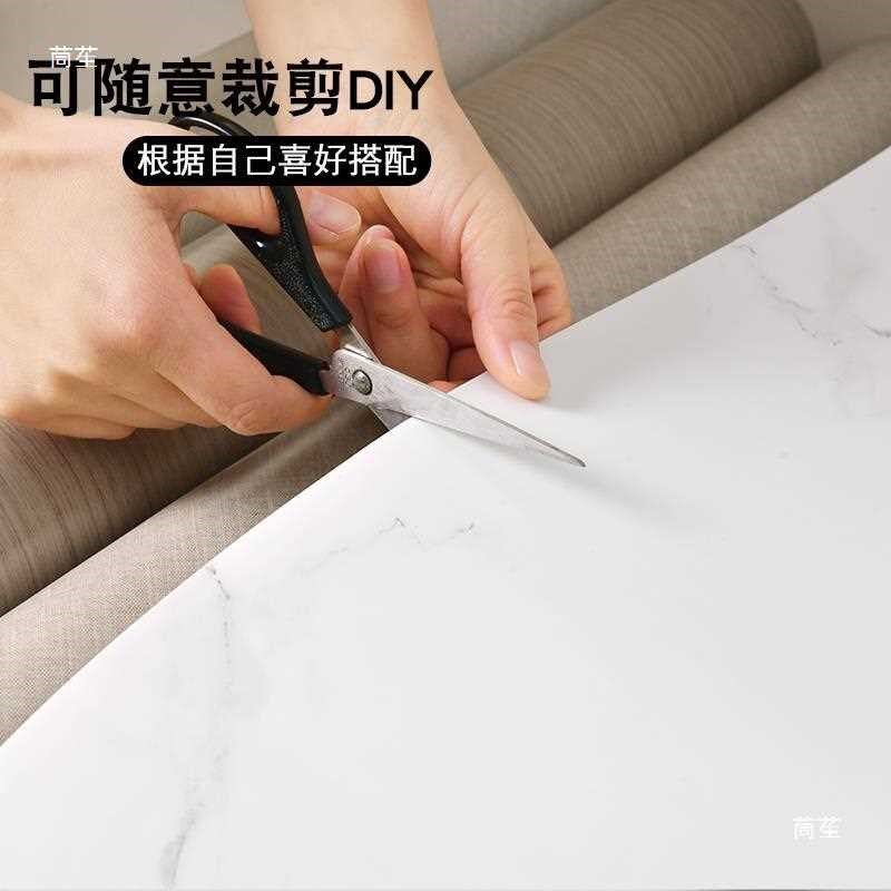 仿大理石瓷砖墙贴卫生间贴纸厨房铝塑板客厅电视背景自粘墙纸