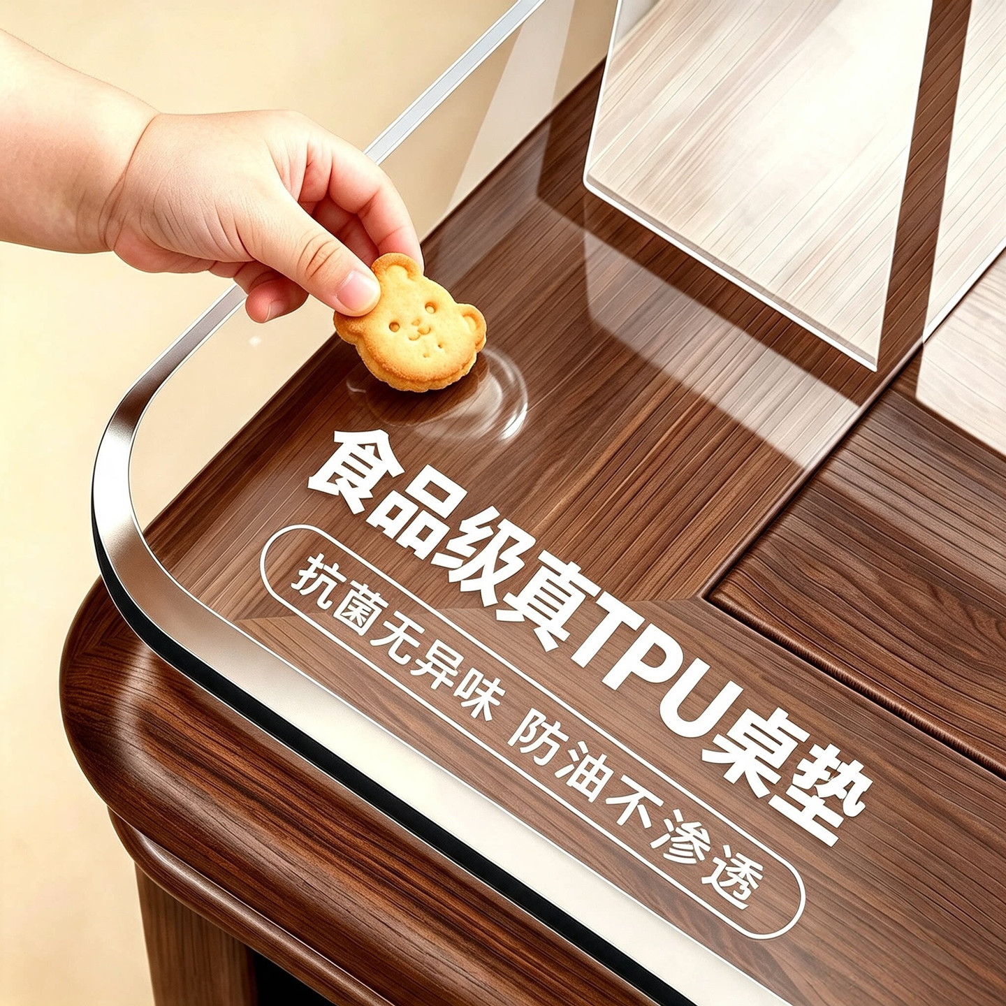 *tpu食品级透明餐桌垫2026茶几桌布防水防油免洗软玻璃桌面保护垫图片