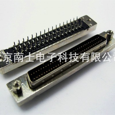 台湾 SCSI 68P MDR 公头 直插 焊板式 HPDB68 针式DB型 插座