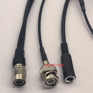 CCD工业相机HRS 6芯母转BNC公加DC公电源信号线数据线相机触发线