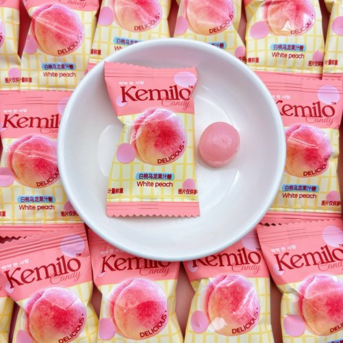 KEMILO白桃乌龙味果汁硬糖