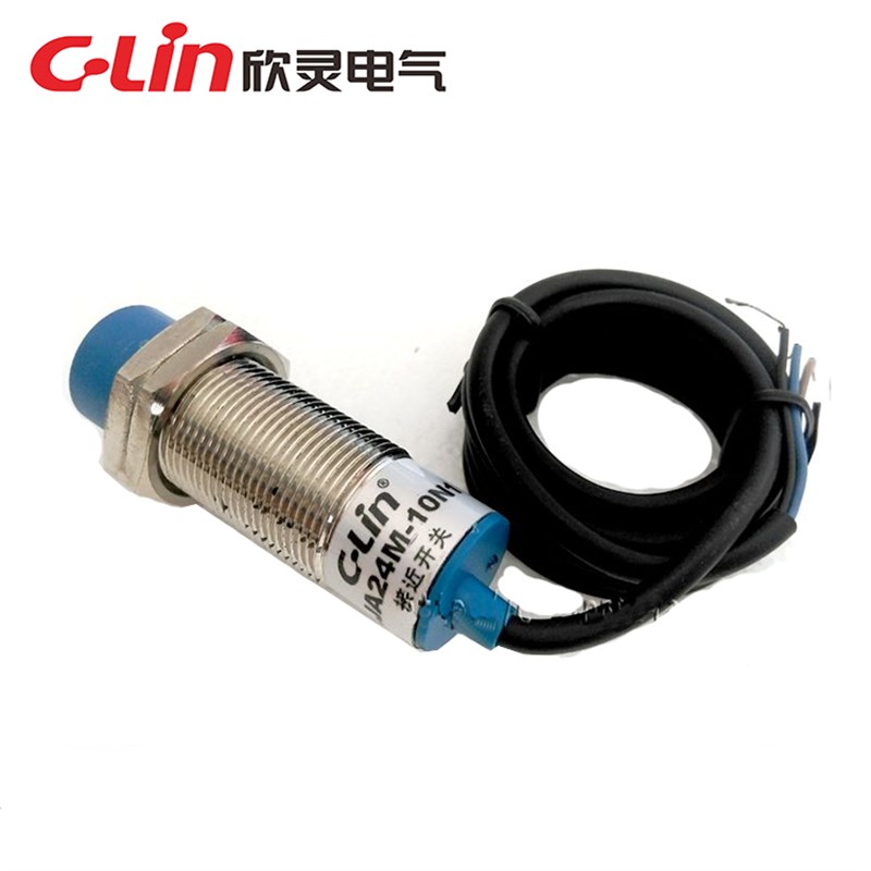 欣灵电感式接近开关LJA24M-10N1 N2 P1 P2 D1 D2 A1 A2 M24感测器