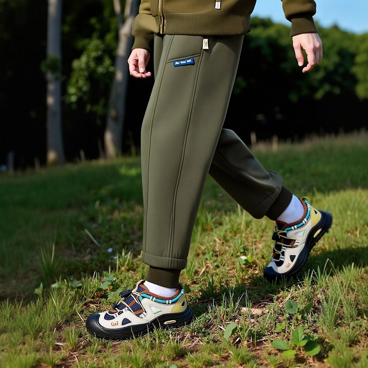 儿童裤子男女童秋冬软壳三防加绒加厚长大裤中大童防水防污休闲裤,童装/婴儿装/亲子装,裤子,淘宝优惠券,粉丝福利购,淘宝优惠卷