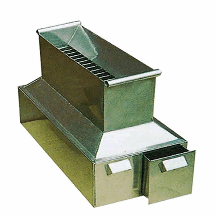 镀锌板密封式煤样缩分二分器全密封缩分器粒度13mm6mm3mm1mm