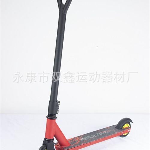 跨境新款极限滑板车特技踏板车铝芯轮高端专业特技两轮滑板车