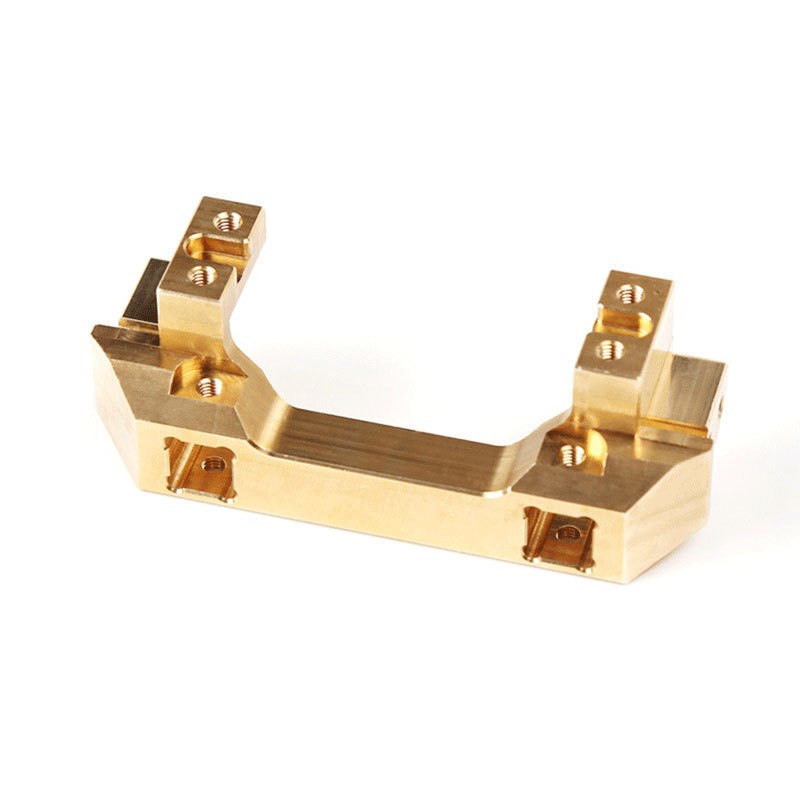 Traxxas TRX-4 舵机前置铜支架 TRX4 T4 舵机固定座 保险杠横梁