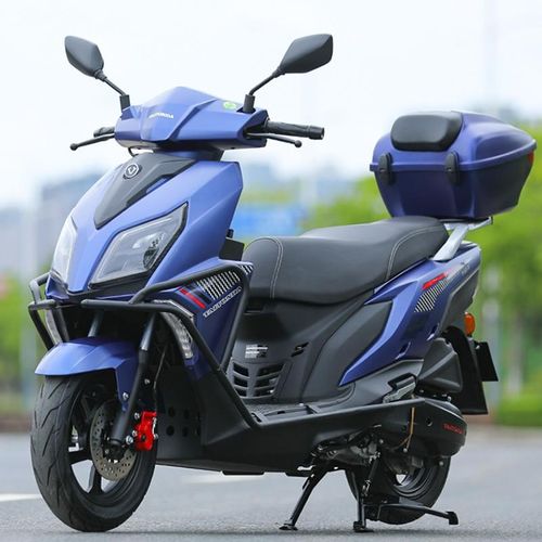 新款台田125cc网红款UY3代国四电喷踏板摩托车全国可上牌省油踏板