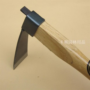 7号焊接小锄头木柄开垦结实耐用园林园艺工具 平锄种花 种菜 农具