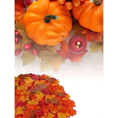 R 43883 Artificial Maple Leaf Decor 仿真枫叶装饰叶片跨境