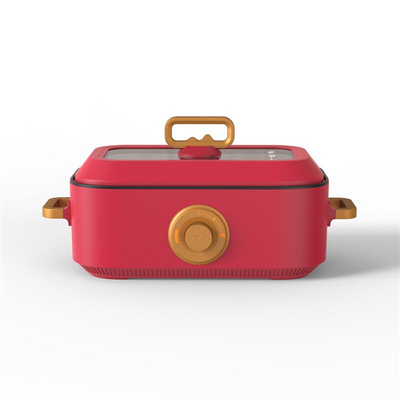 5L多功能电火锅韩式电热锅多用料理锅家用宿舍电锅蒸煮锅