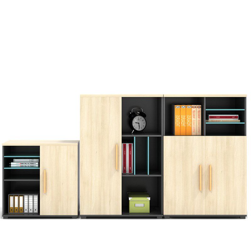 上海简约现代办公室家具资料茶水柜板式文件柜办公室矮柜储物柜