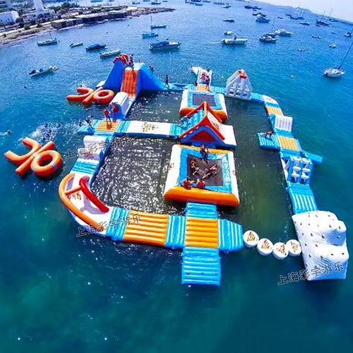 移动水上乐园设备厂家大型支架水池儿童充气水上冲关闯关组合户外