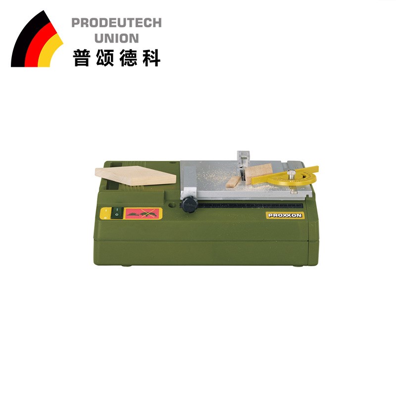 PROXXON台锯木工电锯圆盘锯多功能推台锯台式微型裁板锯27006