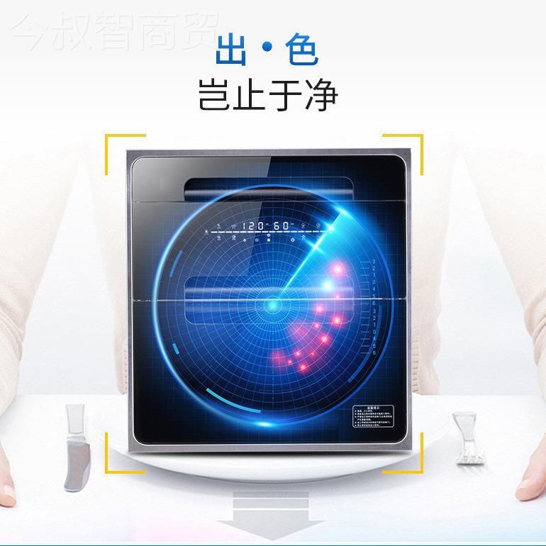 供厂直消外毒柜家用嵌入式BZV厨家房小型碗筷紫线消毒碗柜三层120