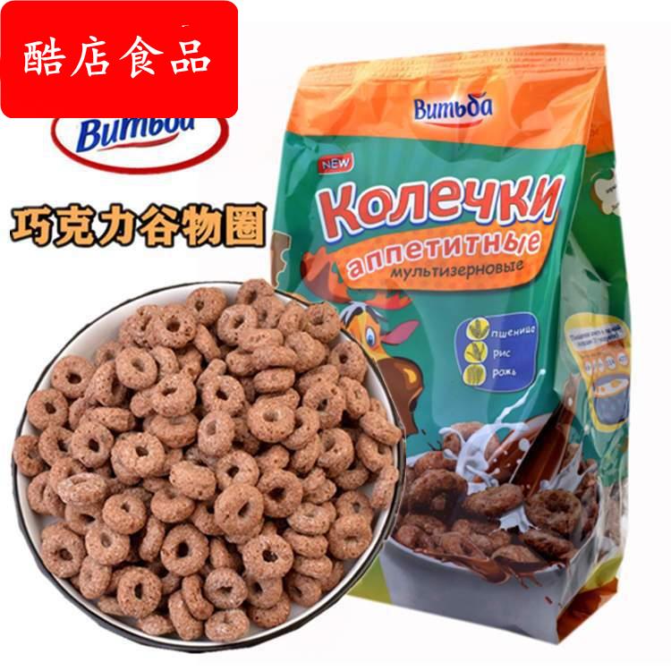 谷物麦片干吃谷物巧克力可可圈代餐即食早餐零食源头跨境工厂