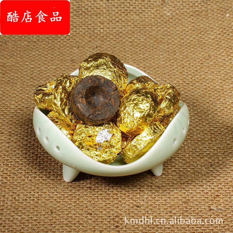 云南普洱茶 九畹迷你七彩原味小金沱 2011年熟沱坨茶