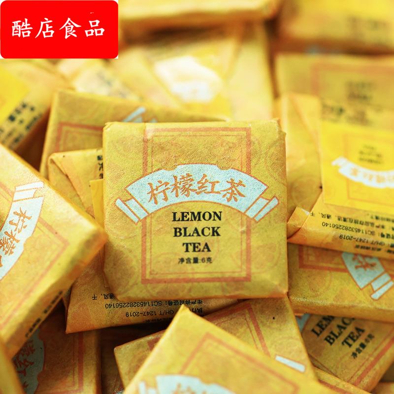 柠檬红茶小方片小饼茶 对对碰摆摊果香浓郁便携独立包装茶叶