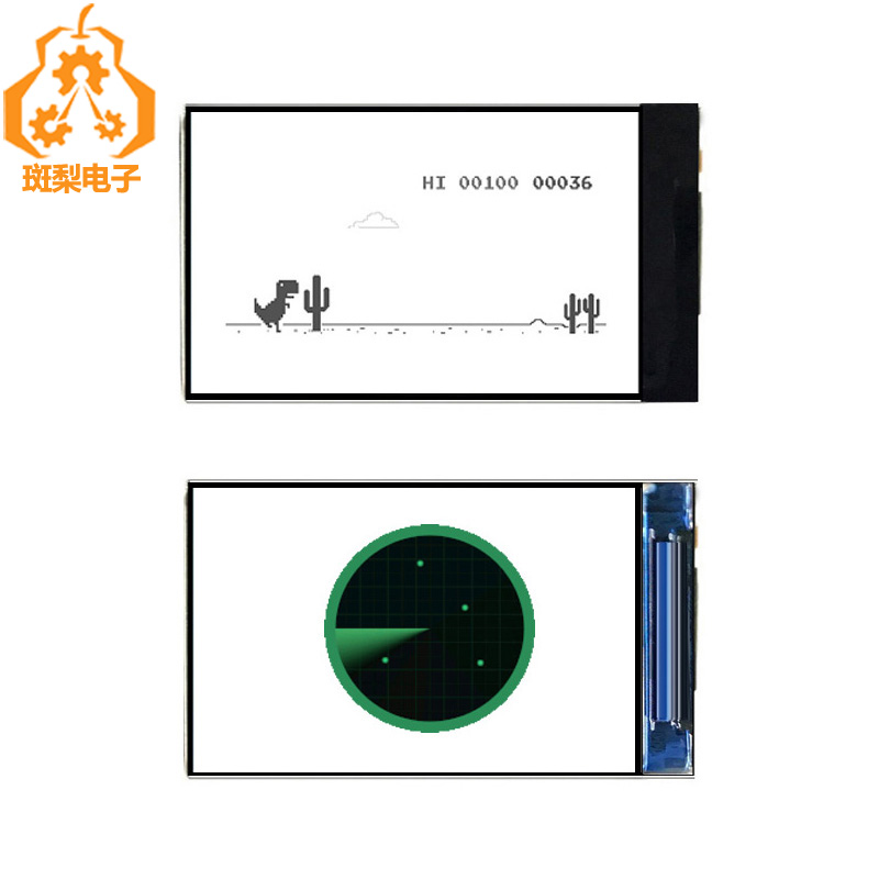 ESP32 C3 LVGL开发板1.9寸LCD谷歌恐龙小游戏小电视兼容Arduino