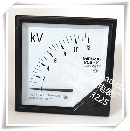 【长城电表厂】6L2 12KV  (10KV/100V)   交流电压表