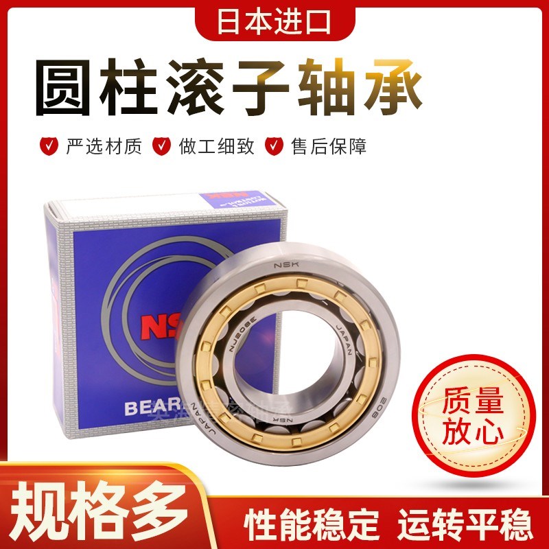 进口NSK轴承NUP RN NF 203 204 205 206 207 208 209 210 E EW EM