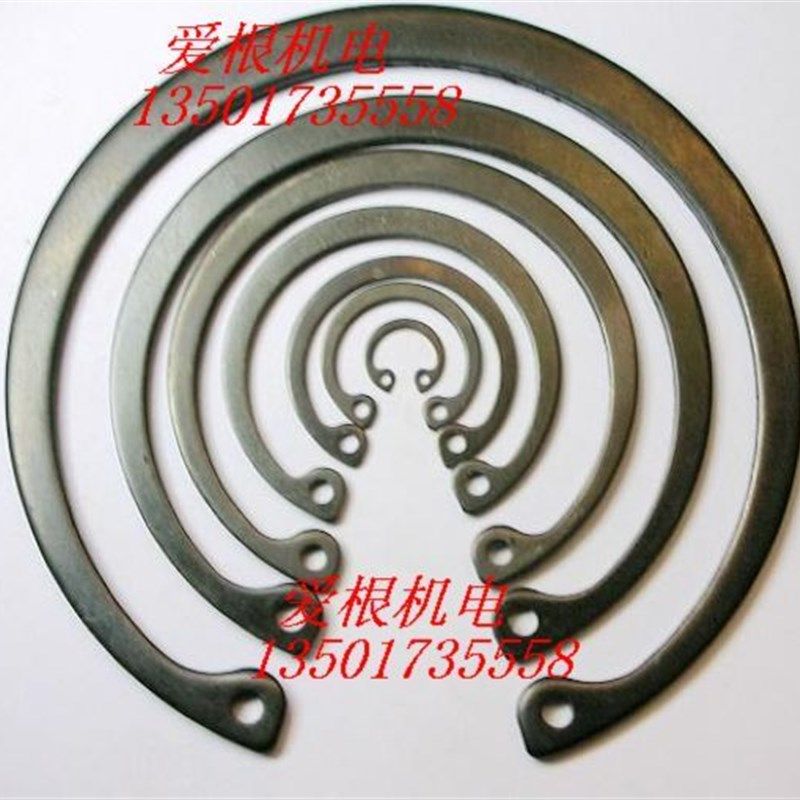 正宗不锈钢孔用弹性挡圈 孔用挡圈 孔档卡簧 卡圈 M8 100只