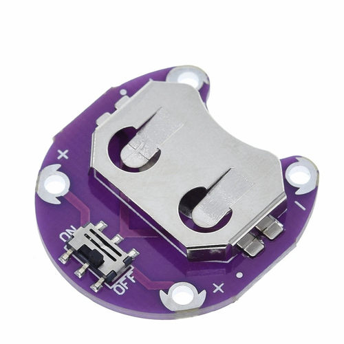 LilyPad Coin Cell Battery Holder CR2032 电池座模块 开关 电子