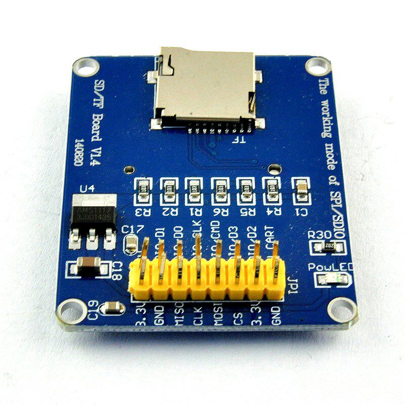 双卡 Micro SD与TF卡读写卡模块 SPI/SDIO双模式驱动 3.3V/5V