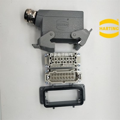 HARTING重载连接器 16芯19300161531整套 HAN 16B 侧出线