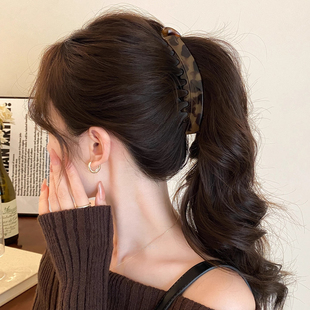 大号发量多香蕉夹发夹女后脑勺新款 高马尾神器固定抓夹子13cm竖夹