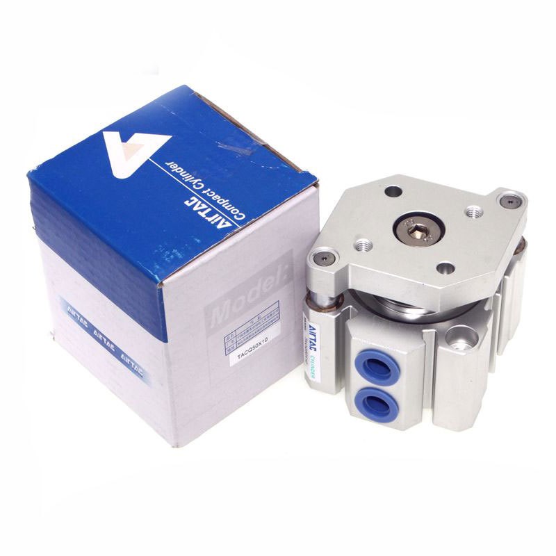 亚德客TACQ12*5/10/15/20/25/30-S三杆三轴薄型导杆气缸