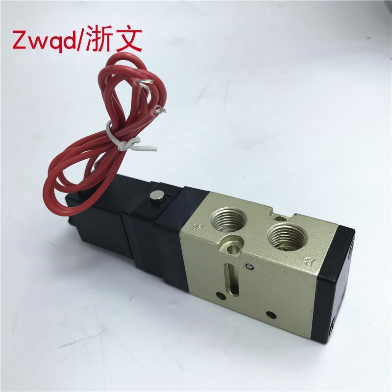 电磁阀KS320S AC220V DC24V出线式 带灯接线盒式二位五通