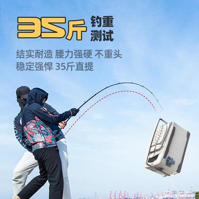 黑雷强竿装打套黑专用轻中重雷枪柄亚雷2竿鱼超硬杆纺车轮鼓路轮