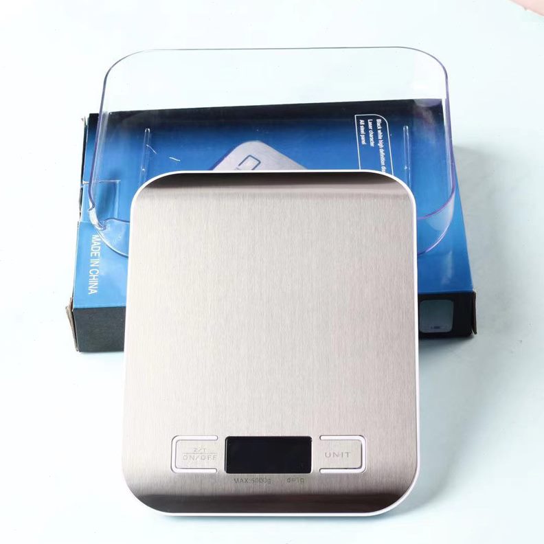 甄选烘焙工具SF2012金属面家用电子秤迷你厨房电子称台秤克称商用